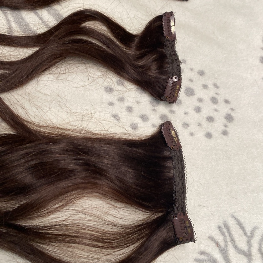 BellaMi Hair Extensions - Piccolina 120g 18” Color 2 (Chocolate Brown) - Picture 13 of 16
